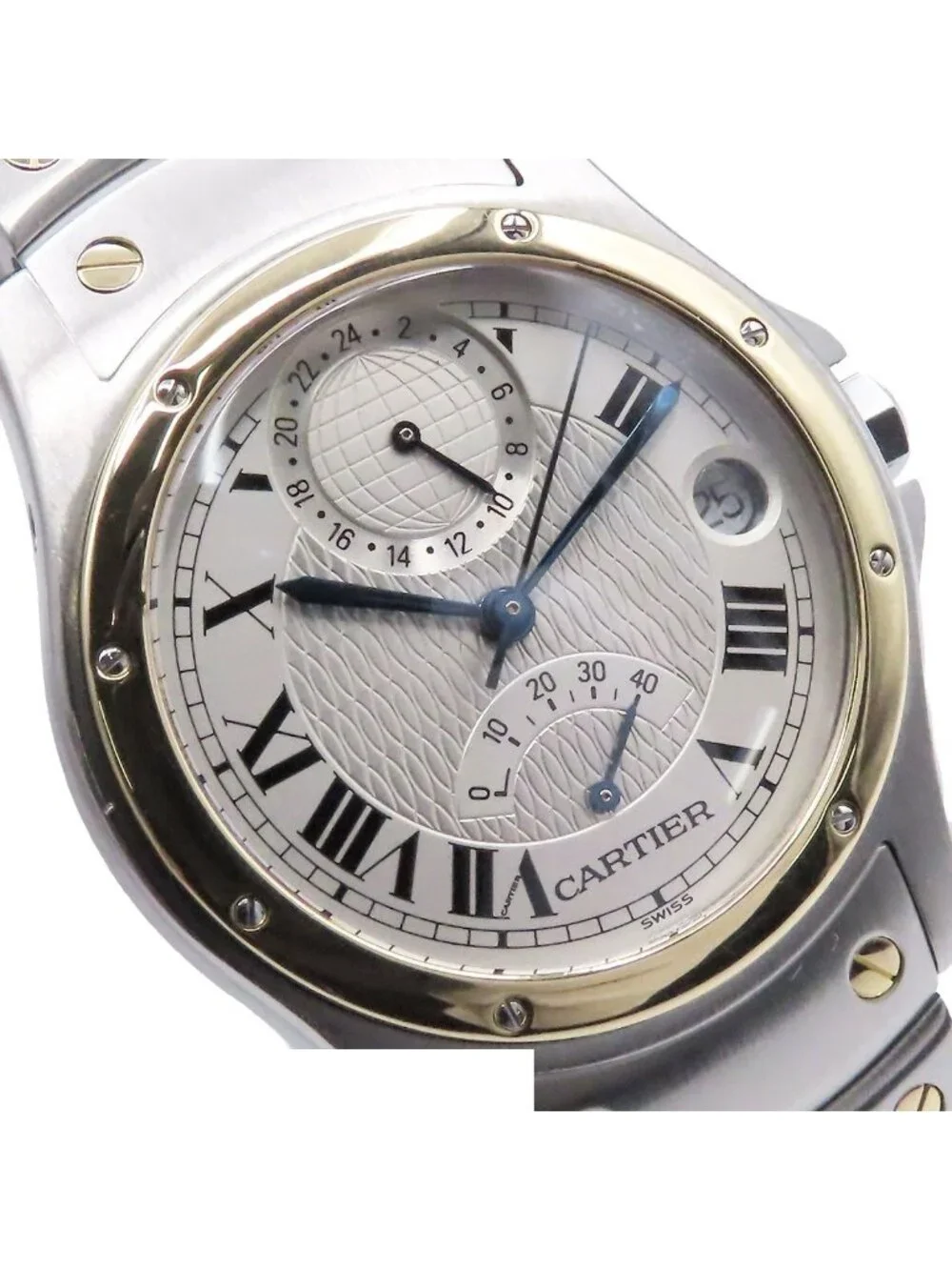 Cartier Santos Ronde Silver Stainless Steel Anniversary This Exclusive Watch